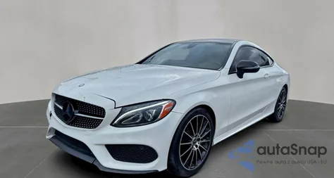 2017 Mercedes-Benz C 300 z USA, uszkodzony, nr VIN WDDWJ4JB8HF552732